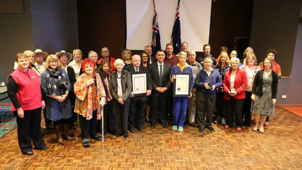AWARDS: Recipients of the Monaro Service Awards at an event in Queanbeyan. Photo: Supplied.