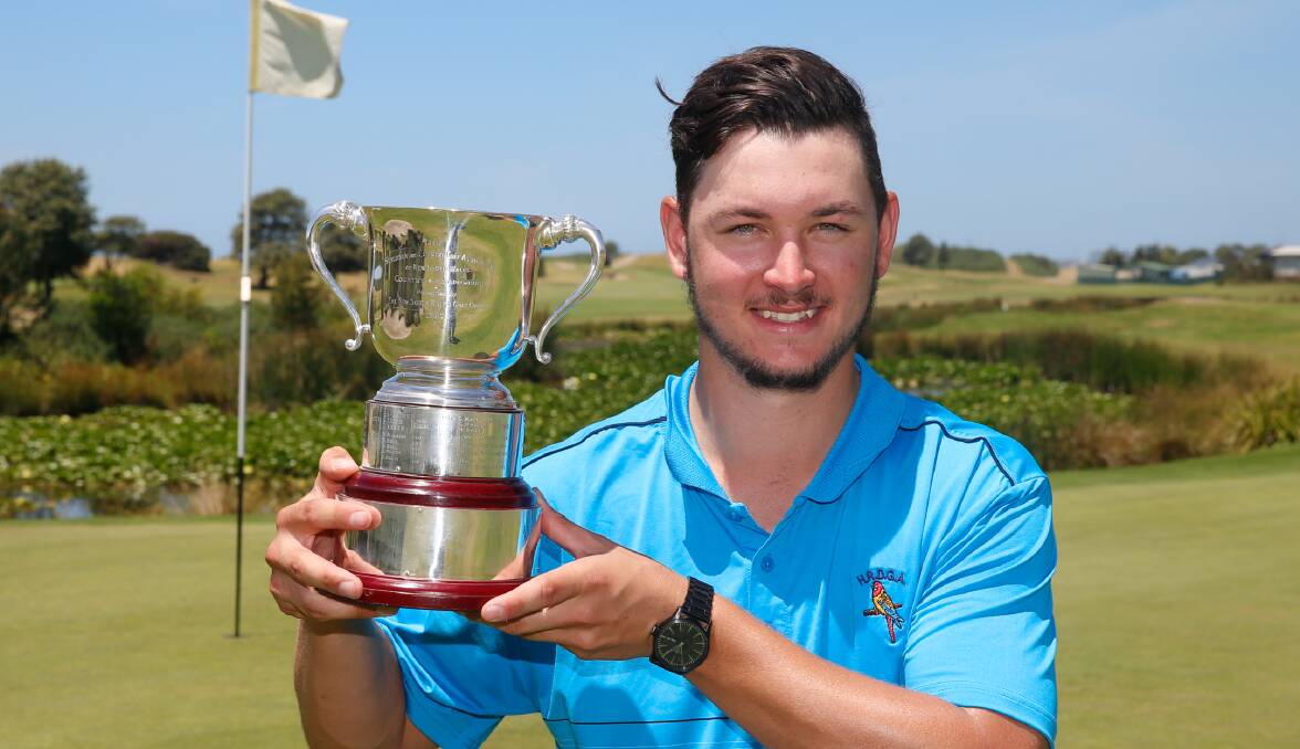 DEFENDING CHAMPION: Dylan Perry of the Hunter Valley’s Vintage Golf Club is looking forward to the the 2016 NSW Country Championships at Goulburn Golf Club this weekend. Photo: Supplied Golf NSW.