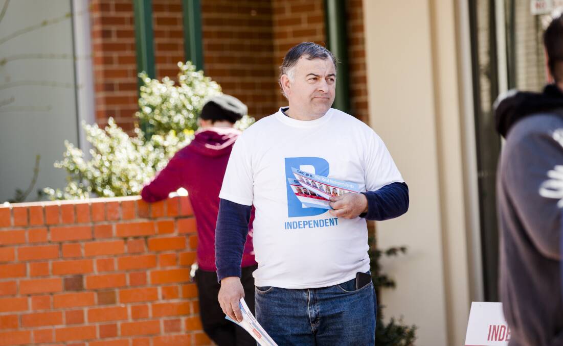 Former Palerang councillor Trevor Hicks looks almost certain to earn a spot on the new merged council. Photo: Jamila Toderas