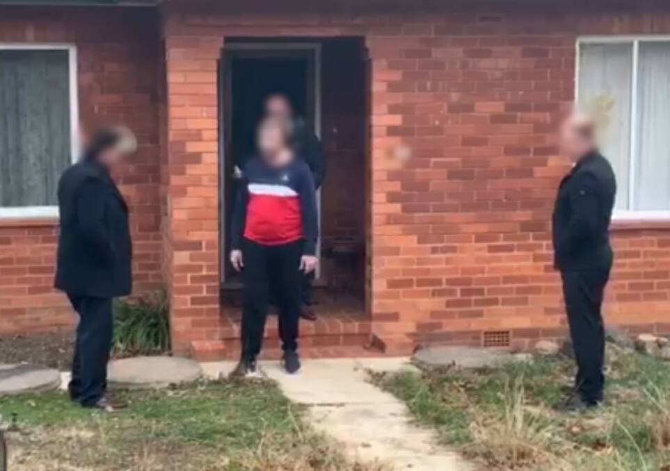 A 42-year-old Canberra man was arrested over his alleged involvement in an armed robbery in Queanbeyan. Picture: NSW Police
