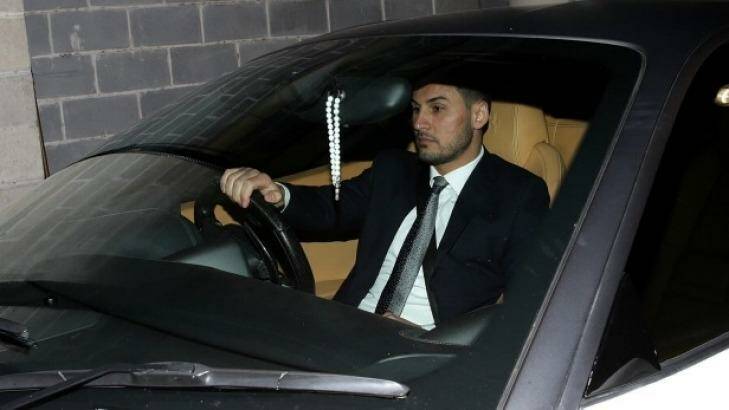 Auburn deputy mayor Salim Mehajer arrives at a council meeting in August. Photo: Wolter Peeters