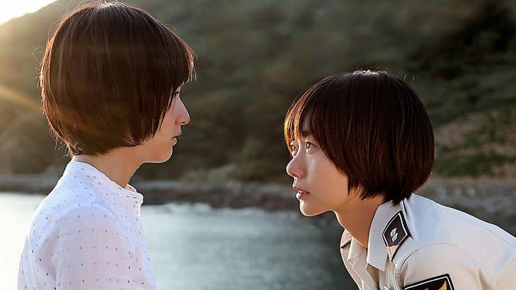 Doona Bae and Hie-jin Jang star in July Jung's <i>A Girl At My Door</i>.
