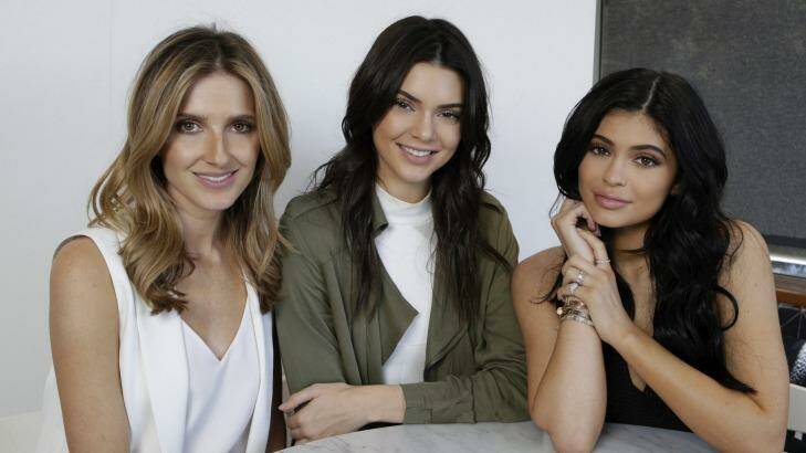 Kate Waterhouse (left), Kendall and Kylie Jenner. The two sisters enjoy challenging themselves and discovering new adventures. Photo: Lucas Dawson
