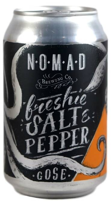 Nomad, Freshie Salt & Pepper Gose, 4.5% ABV Photo: Supplied