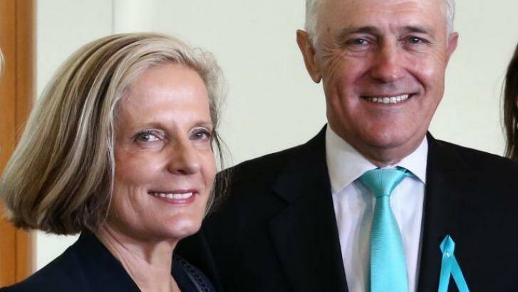 Lucy Turnbull with husband Malcolm. Photo: Andrew Meares