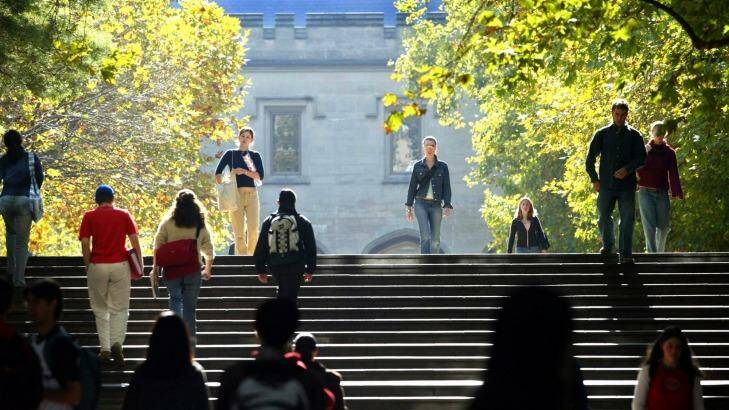 Melbourne Uni: popular with US students. 