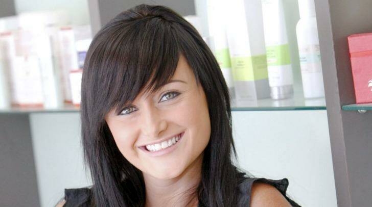 Aysha Mehajer in 2009 when she worked at beauty salons in the Illawarra and went by the name April Learmonth. Photo: David Tease