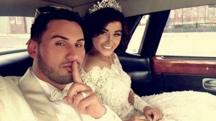 Salim Mehajer and his wife Aysha during their lavish wedding in August. Photo: Supplied