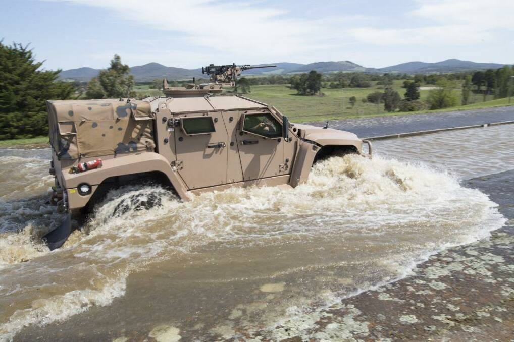 Thales Australia, manufacturer of the new Hawkei, is selling land. Photo: Simon O'Dwyer