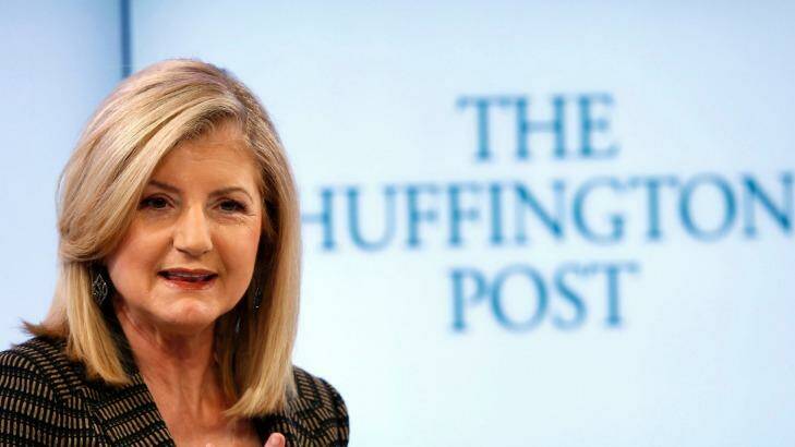 Arianna Huffington, president and Editor-in-Chief of The Huffington Post Media Group. Photo: DENIS BALIBOUSE