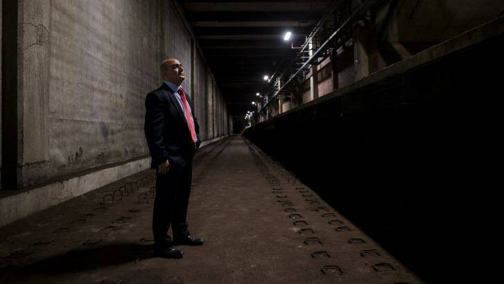 Central Station's unused platforms are hidden underground and built on the site of an old cemetery. Photo: Edwina Pickles