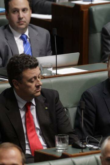 Not with 'Team Australia': Liberal MP Andrew Laming. Photo: Andrew Meares