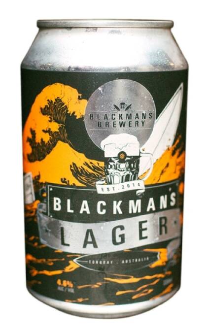 Blackman's Brewery, Unfiltered Lager, 4.6% ABV Photo: Supplied