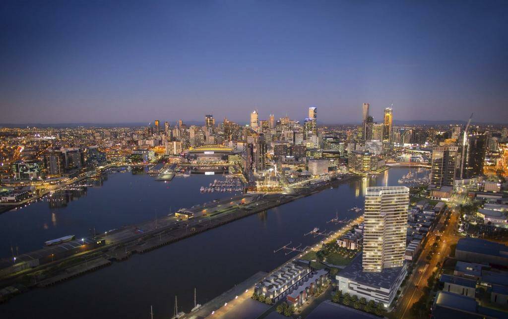 A 42-level tower is earmarked for Lorimer Street in Yarra's Edge.