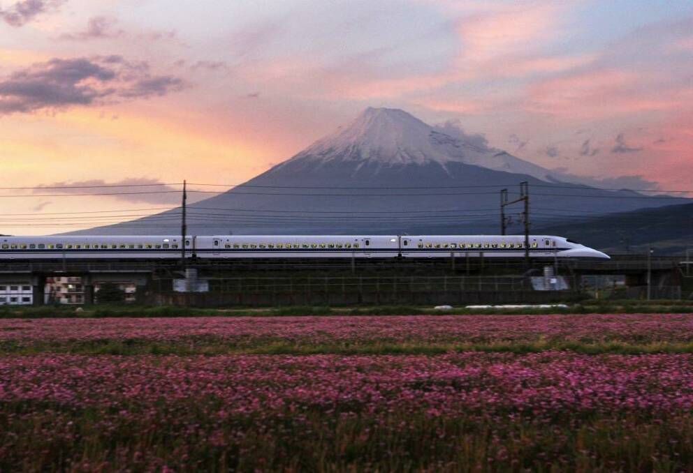 Living the dream: Japan has had high speed rail longer than Australia has been talking about it.