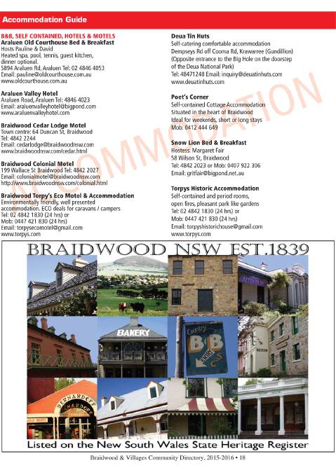 Braidwood Community Guide | Feature