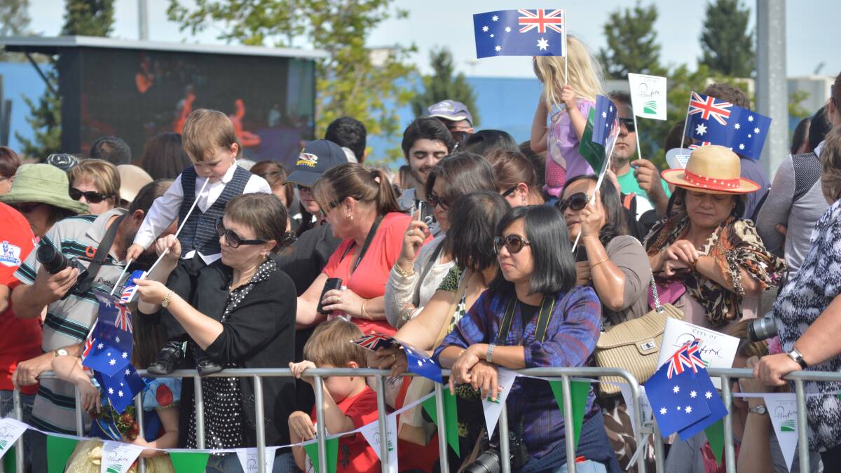 Elizabeth, in Adelaide's north, came alive with royal fever for the Duke and Duchess of Cambridge's visit. Photo: Joanne Fosdike