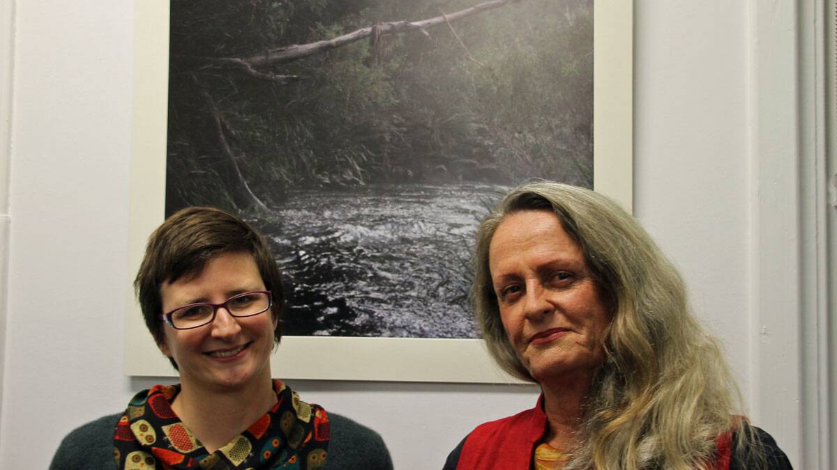 Penny Grist and Sue Doran with the winning Heritage Photography Prize. 