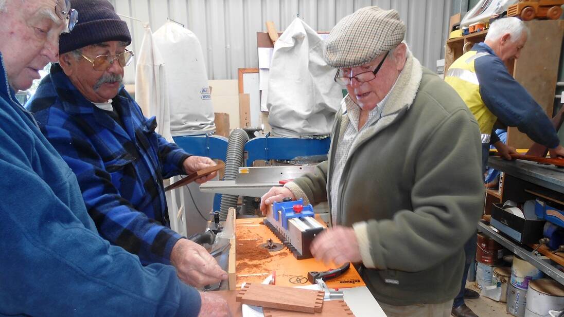 Busy at the Men’s Shed