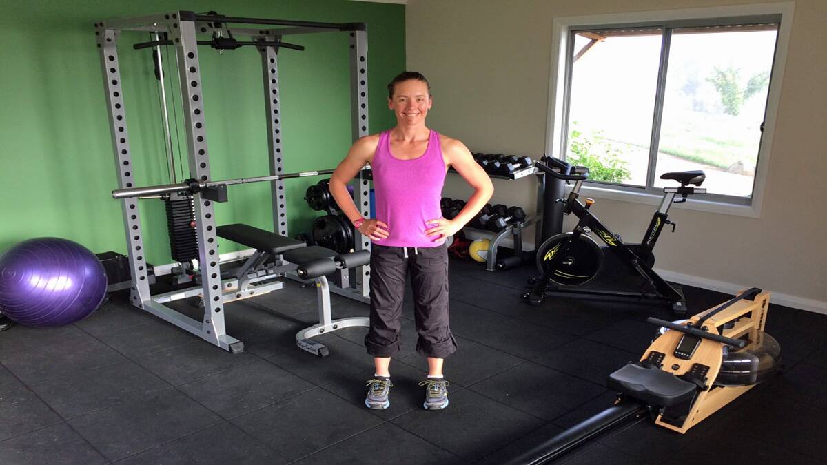 Melanie Bond in the new Fitness Studio 