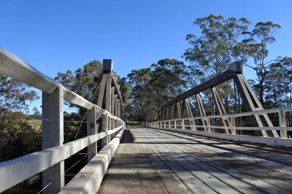 Charleyong Bridge over the Mongarlowe River on Nerriga Road. The sealing of the coastal road could prove to be a bypass test-run. Photo: Elspeth Kernebone