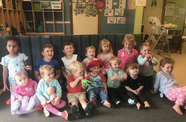 Smiles from some of the Monday children at Wallace Street Early Learning Centre. Photo: supplied.