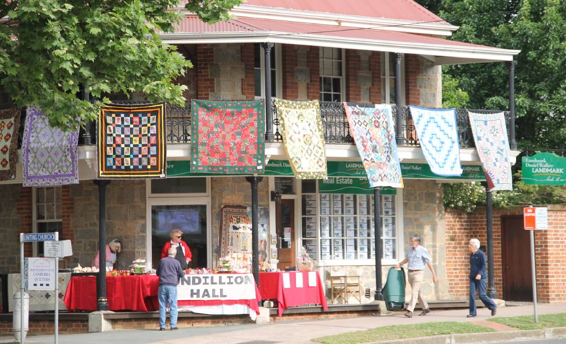 QUILTS: It was widely agreed that Braidwood's heritage listing is a key aspect of the town's tourist appeal.