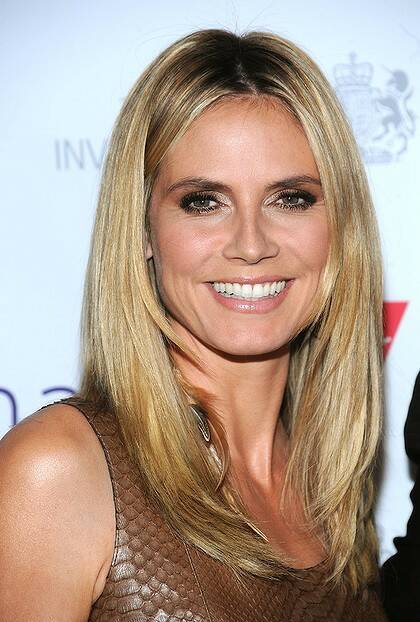 Picture perfect ... but Heidi Klum's latest web venture sees her a little less styled than usual.