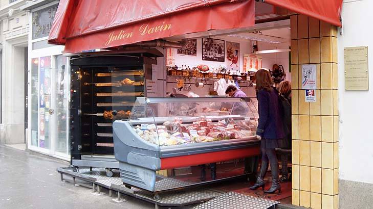 In demand … a horse meat specialist in Paris. Sales in France soared after the scandal broke.