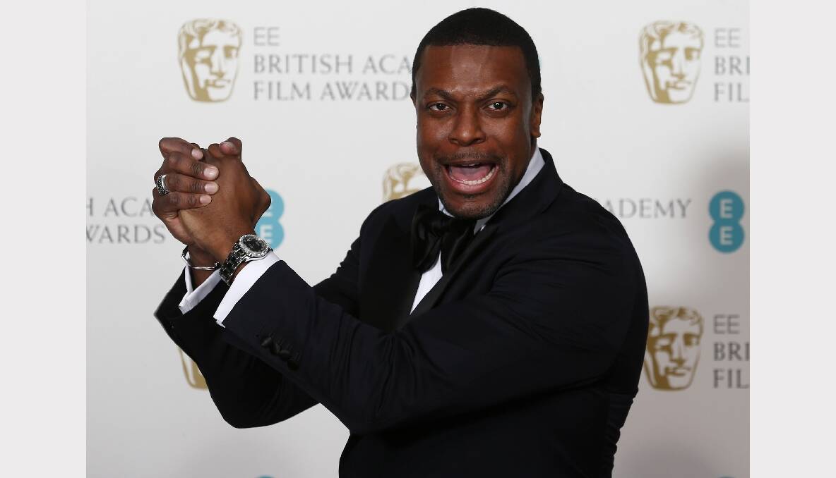 Chris Tucker poses for photographers. Photos: GETTY IMAGES, REUTERS