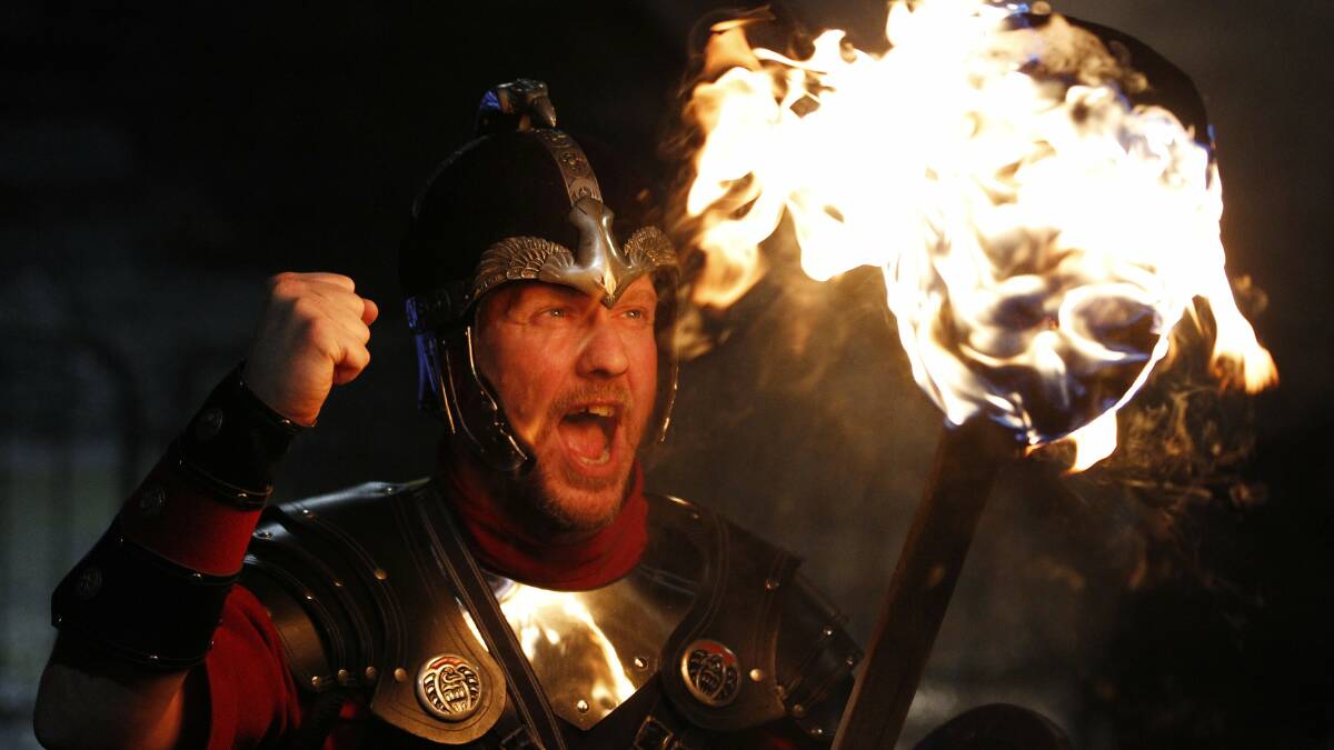Up Helly Aa vikings from the Shetland Islands, hold lit torches during the annual torchlight procession to mark the start of Hogmanay (New Year) celebrations in Edinburgh, Scotland. Photo: REUTERS