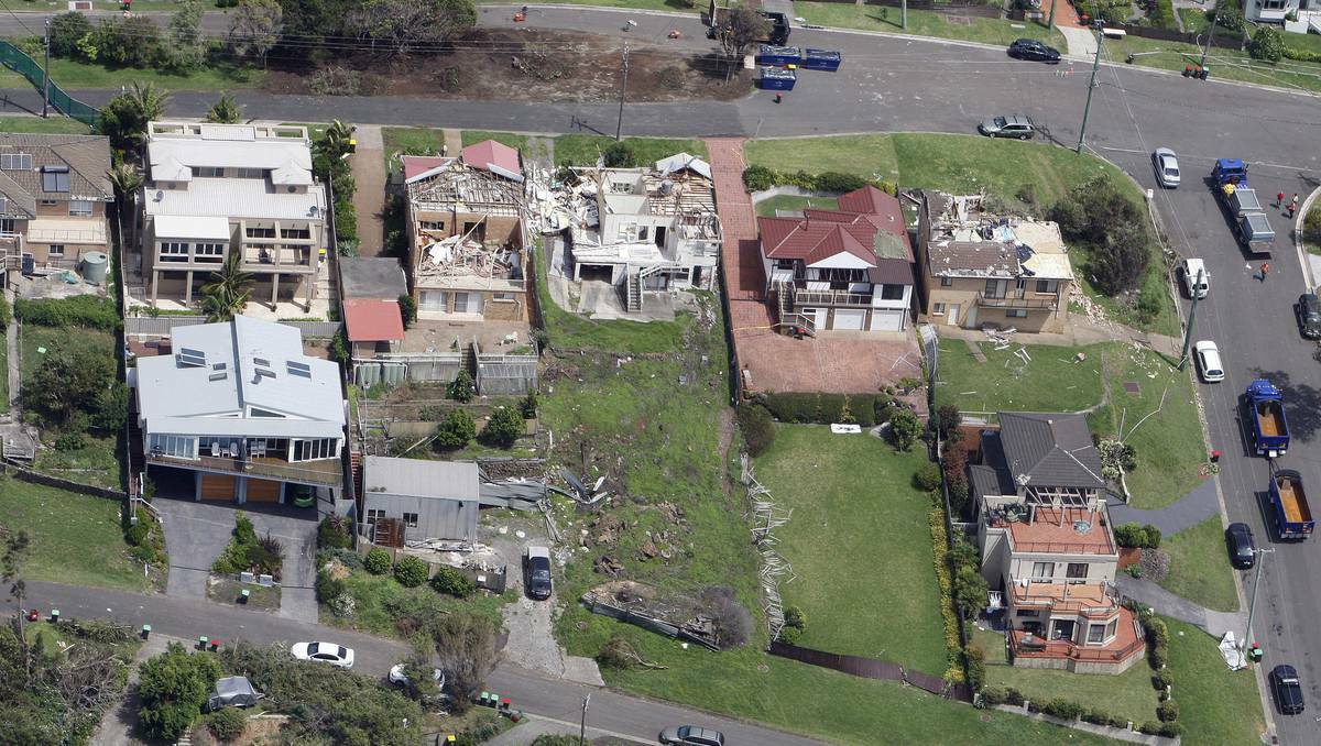 Destruction in Kiama and Gerroa, on the NSW South Coast, after a 'family' of tornadoes hit. Photos: ANDY ZAKELI, GREG TOTMAN