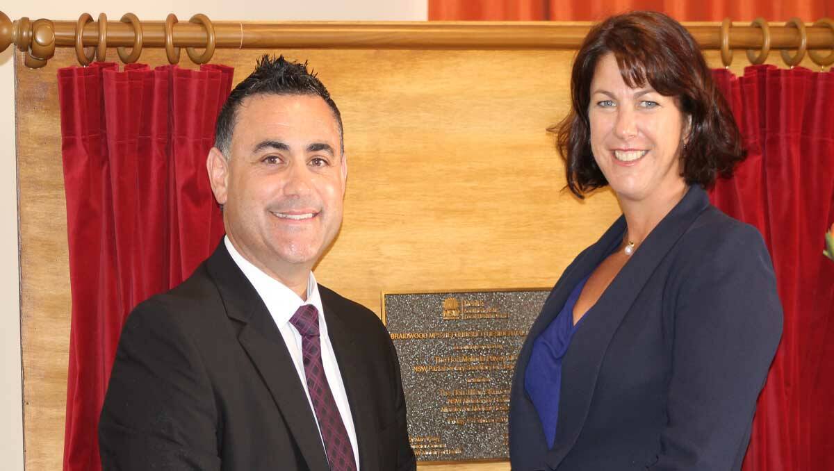 Member for Monaro, John Barilaro, with the NSW Parliamentary Secretary for Regional Health, Melinda Pavey opened the refurbishment.