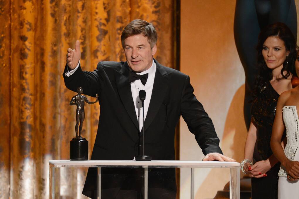 Actor Alec Baldwin accepts the award for Outstanding Performance by a Male Actor in a Comedy Series for '30 Rock'. Photo by Mark Davis/Getty Images