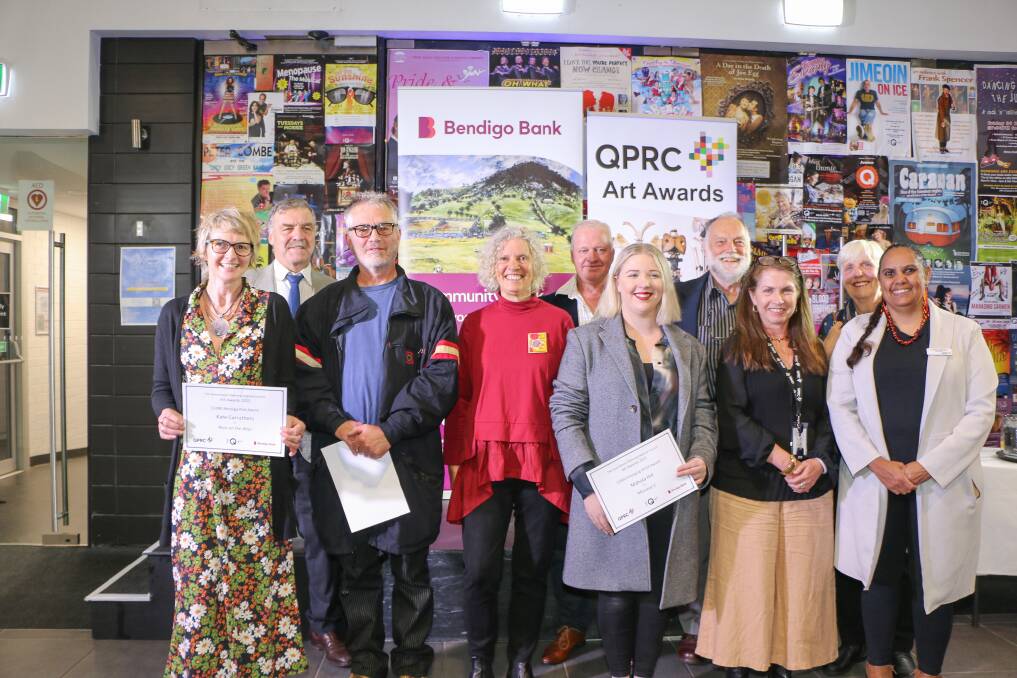 The Queanbeyan Art Award winners. Photo: supplied (QPRC)