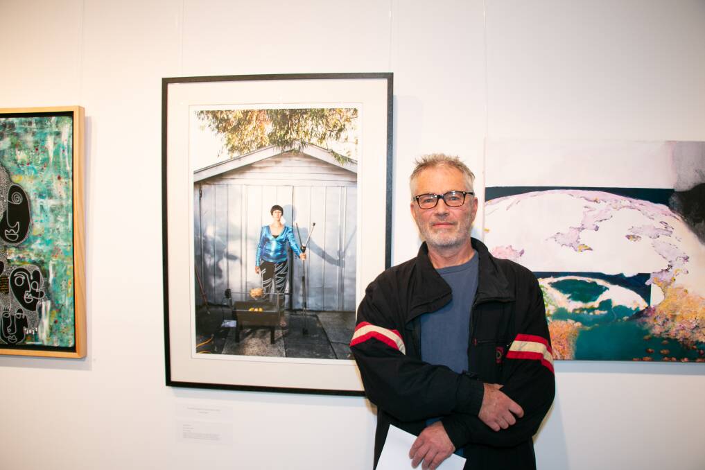 The Acquisitive Art Award was handed to Braidwood photographer Frank Lindner. Photo: supplied (QPRC)
