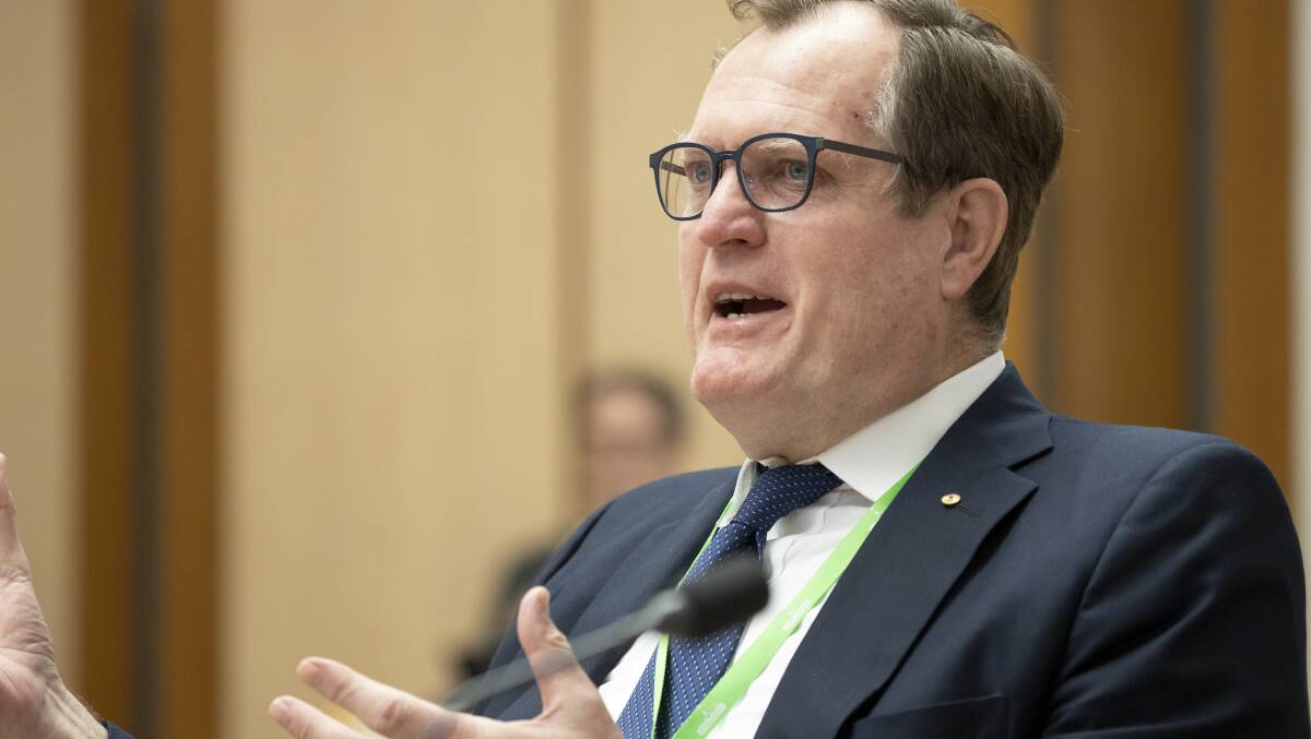 Australian Taxation Officer commissioner Chris Jordan gave his last opening statement to a Senate estimates committee on Wednesday. Picture by Sitthixay Ditthavong