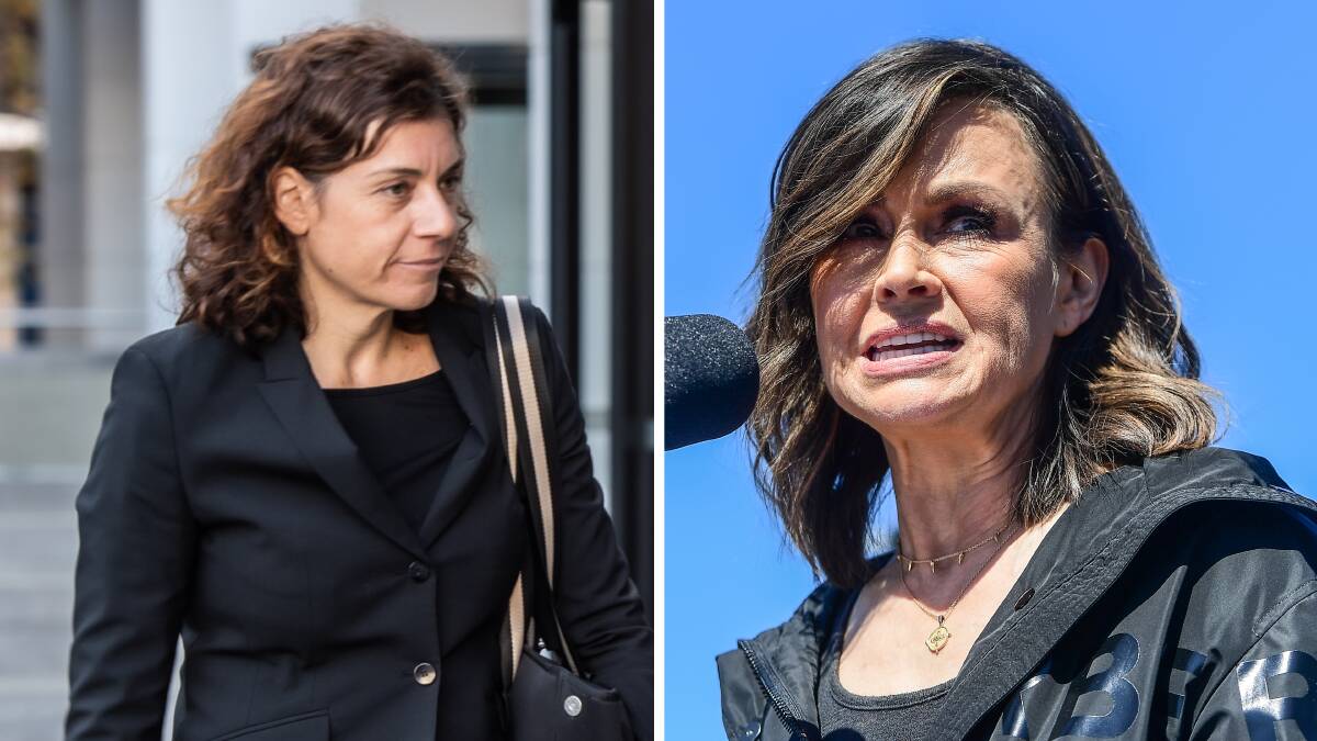 Lisa Wilkinson, right, and top defamation silk Sue Chrysanthou SC. Pictures by Karleen Minney