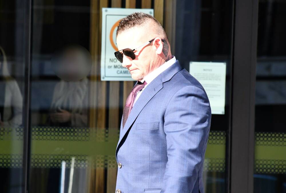 John Wright leaves court on Wednesday after his sentence hearing. Picture by Tim Piccione 