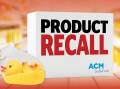 Urgent recall: Popular duck bath toys recalled over choking fears