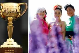 Australia's best fashion has filed into Flemington Racecourse as punters count down to the 2023 Melbourne Cup. Pictures by James Ross and Con Chronis/AAP.