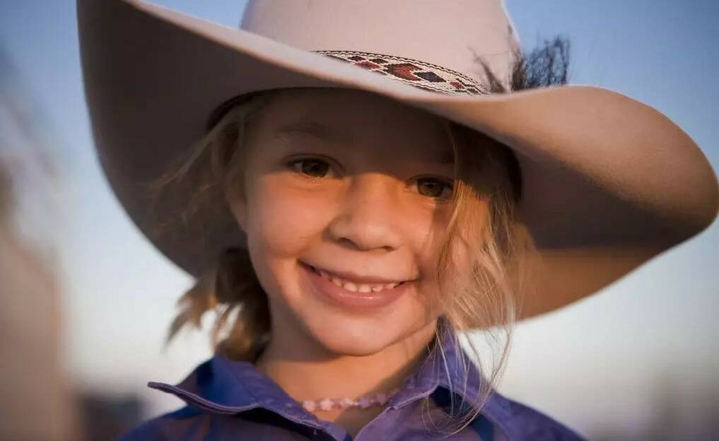 When she was little, Dolly Everett was the face of an Akubra hat advertisement.
