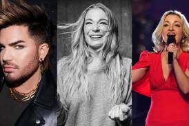 Adam Lambert, LeAnn Rimes and Kate Miller-Heidke are joining The Voice Australia in 2024. Pictures by Joseph Sinclair, Norman Seeff, and AAP Image/Darren England