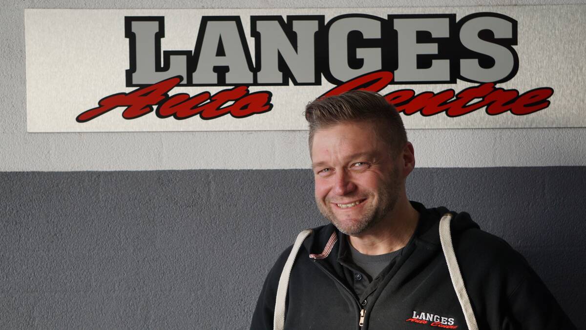 JOHNNY LANGE: The Lange’s Auto Centre owner is a Wamboin boy and now Carwoola family man. 