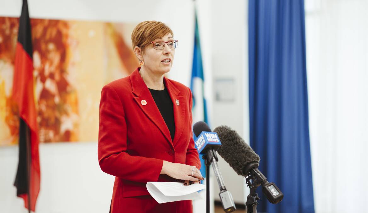 ACT Health Minister Rachel Stephen-Smith said the territory was looking at border arrangements with surrounding NSW regions. Picture: Dion Georgopoulos