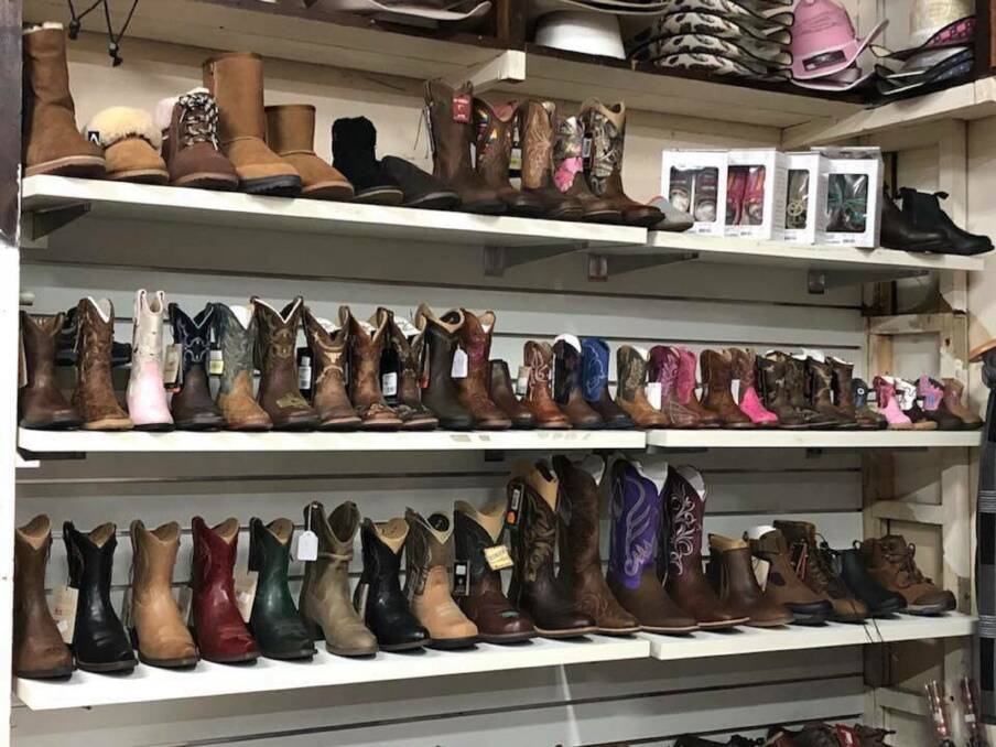 BOOTS AND ALL: Braidwood Outdoors has all the country clothing you will need to look the part, whether you are farming, hunting, fishing or hiking.