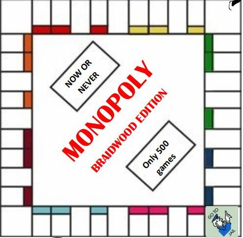 DICE: Braidwood Monopoly is available for pre-order. Photo: supplied. 