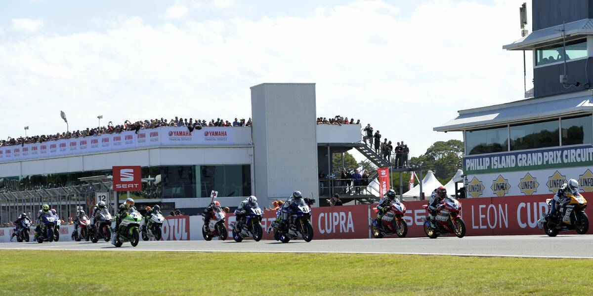 BACK IN 2018: Phillip Island Grand Prix Circuit will again host round 1 and 7 of the ASBK. Photo: Russell Colvin