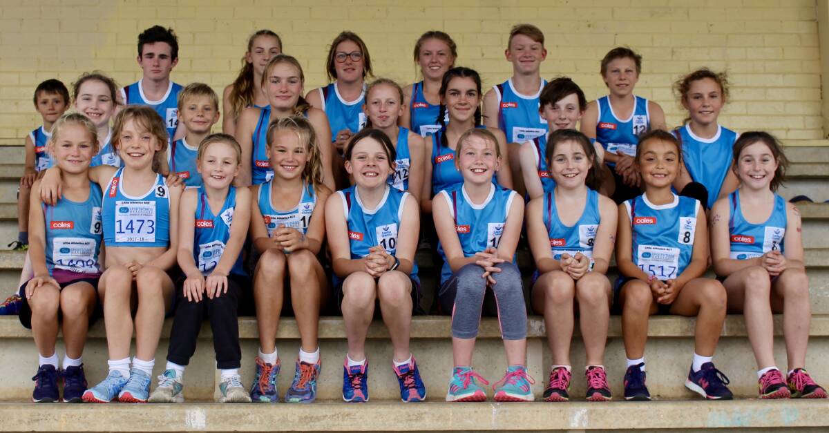GOULBURN MULWAREE:  Little Athletics competitors at the ACT State Championships last weekend. Photo: Sammy Elder