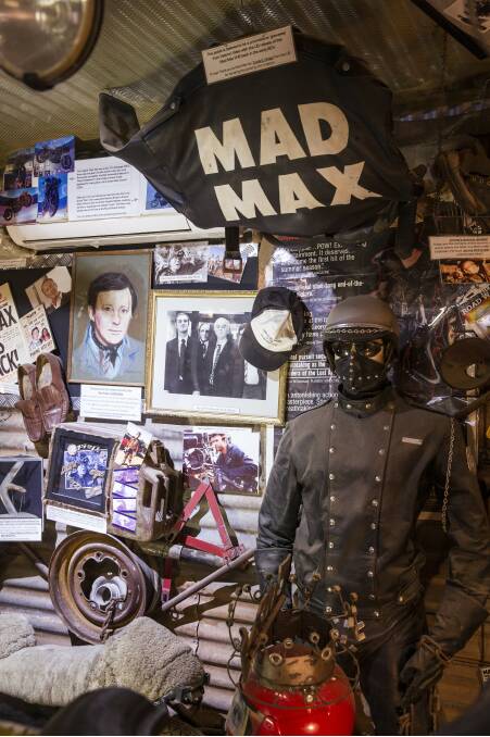 Memorabilia from the Mad Max film on display at the Mad Max Museum in Silverton. Picture: Destination NSW
